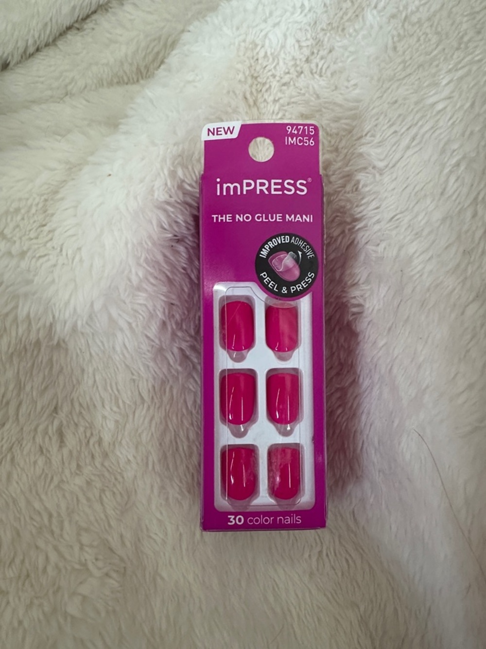 imPRESS Press-On Nails in Bright Pink Gloss